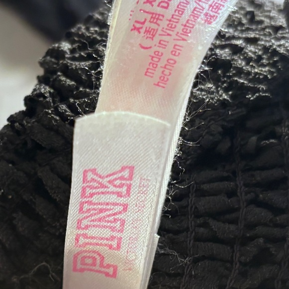 PINK Victoria Secret Black Lace Bralette Size: XL - Picture 5 of 7